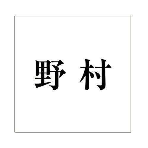 HILOGIC ハイロジック キリモジ 明朝 ブラック 160×160ミリ用 野村
