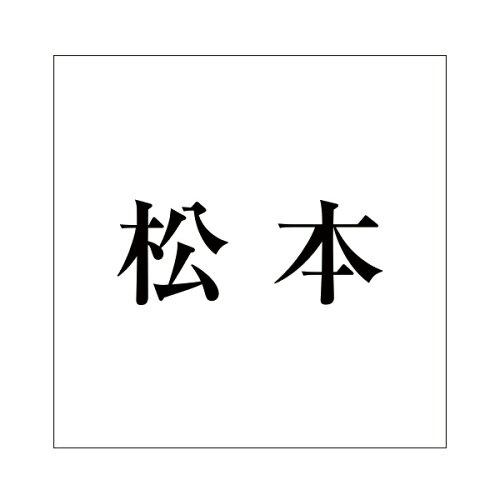 HILOGIC ハイロジック キリモジ 明朝 ブラック 200×200ミリ用 松本