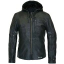 ラフアンドロード(ROUGH&ROAD) シープレザーパーカーFP BK-M 品番:RA5033BK2