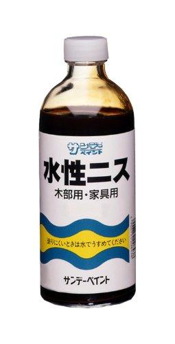 サンデーペイント サンデー 水性ニス マホガニー 300ml　#25652
