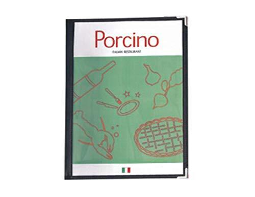 シンビ　メニューブックスリムB−ABW−L　黒【PMB1401】