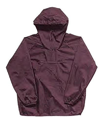 カジメイク 【必ず購入前に仕様をご確認下さい】2205 ポリエステルヤッケ エンジ LL