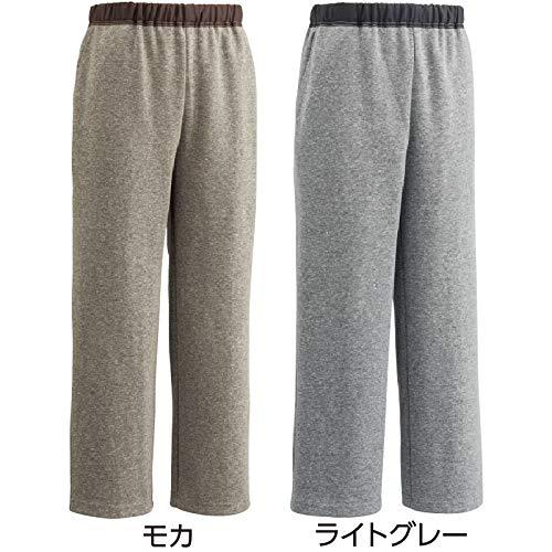 ケアファッション おしりスルッとニットパンツ モカ L 89593-02 (1379034)