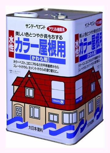 サンデーペイント サンデー 水性カラー屋根用 茶 7L　#214C8