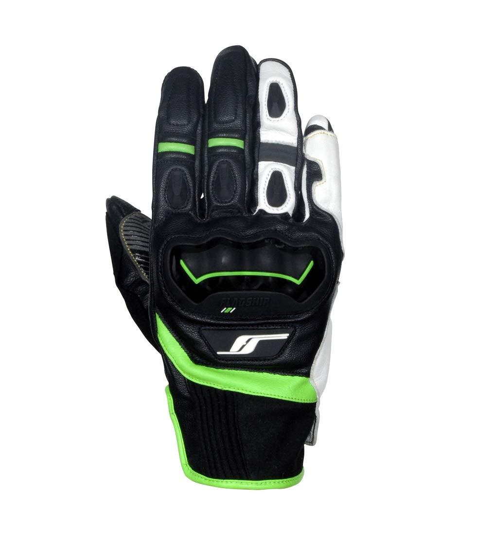 フラッグシップ(Flagship) フラッグシップ FLAGSHIP FG-A196 Hybrid Leather Glove (ハイブリッドレザーグローブ) Green M 品番:FG-A196GRNM