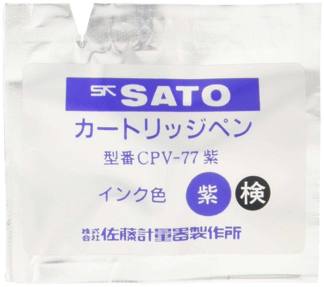 佐藤計量器製作所 小型温度記録計　LMMC-1用　カートリッジペン CPV-77 1本