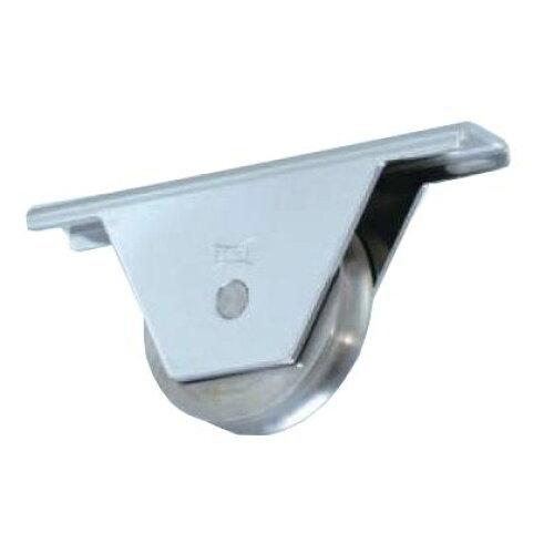 ヨコヅナ ステンレス重量戸車スリムタイプ 50 丸溝 JKS-0501