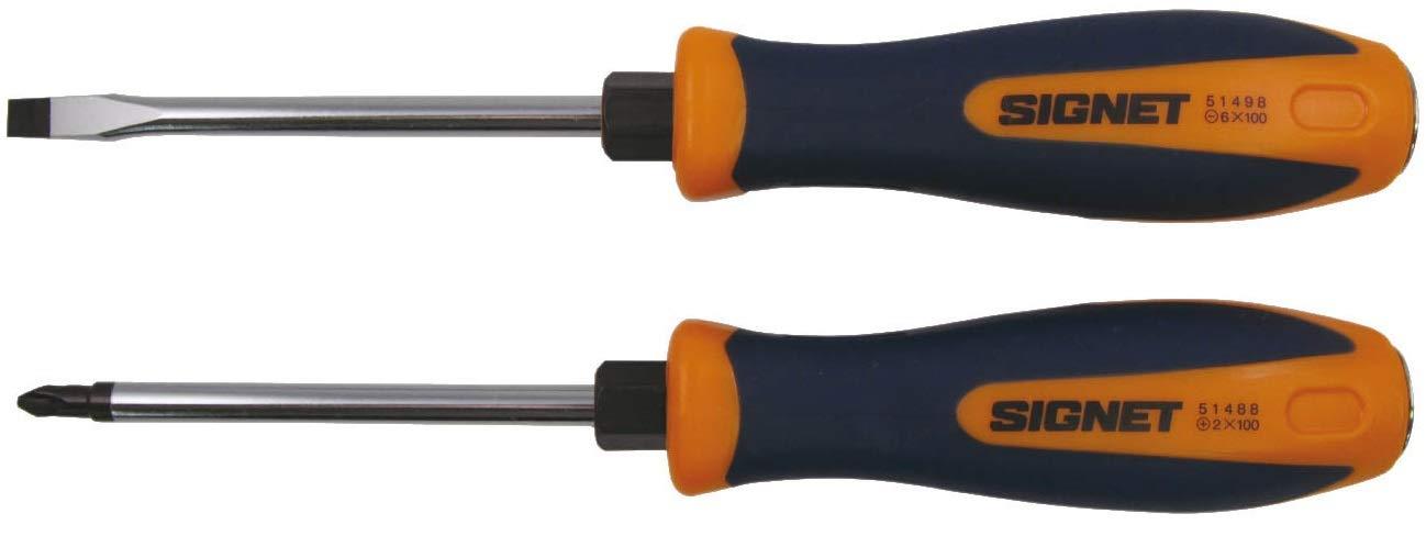 シグネット 51478 ACRソフトグリップ貫通ドライバーセット 51478