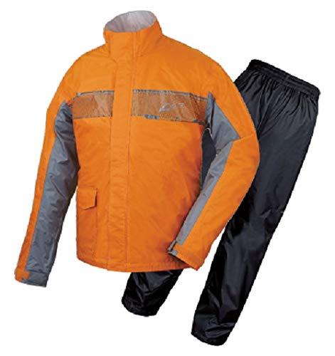 ラフアンドロード(ROUGH&ROAD) グライドレインスーツ オレンジ-M