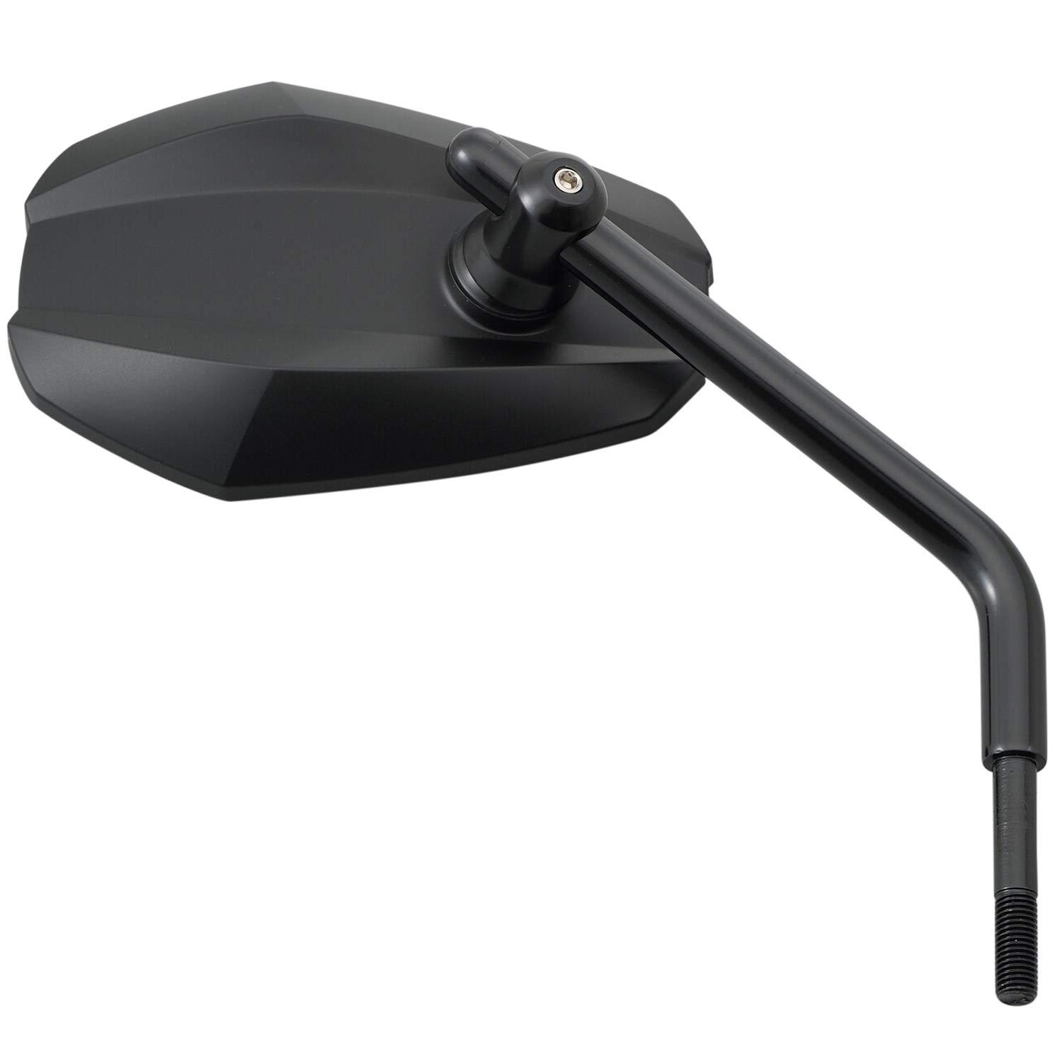 DAYTONA デイトナ 【必ず購入前に仕様をご確認下さい】エッジミラー ブラック HARLEY (17021)