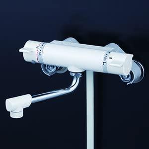 KVK サーモスタット式シャワー・ホワイト(240mmパイプ付) KF800C4R2