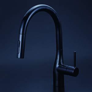 KVK シングルレバー式シャワー付混合栓(センサー付)(eレバー)マットブラック KM6071ECM5