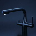 KVK 浄水器専用シングルレバー式シャワー付混合栓(eレバー)マットブラック KM6121ECM5
