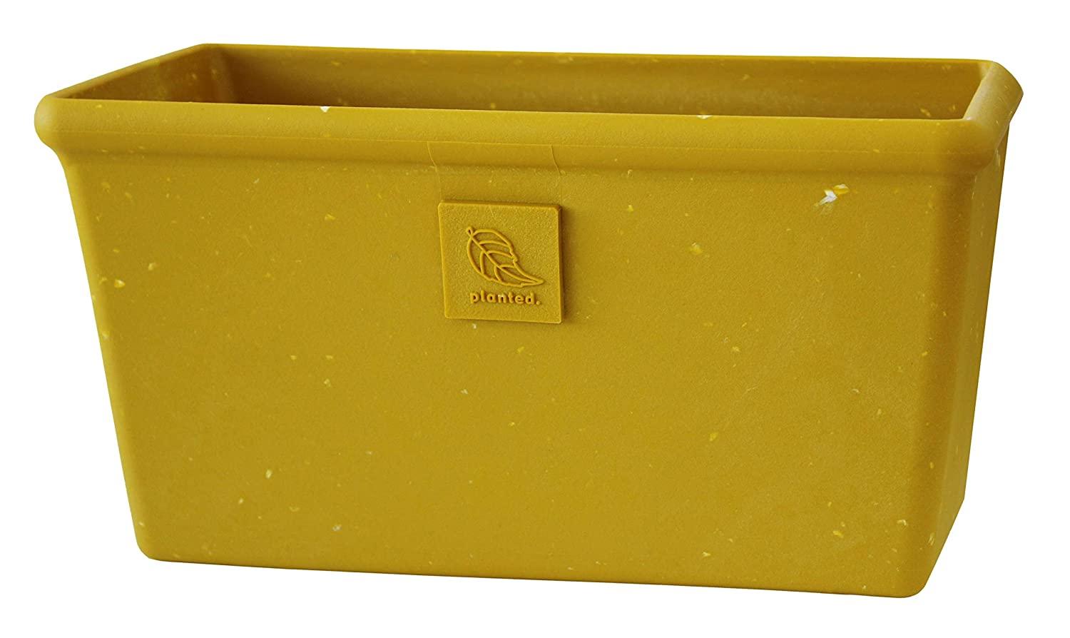 八幡化成 パピエ エコプランター角型300 マスタード
