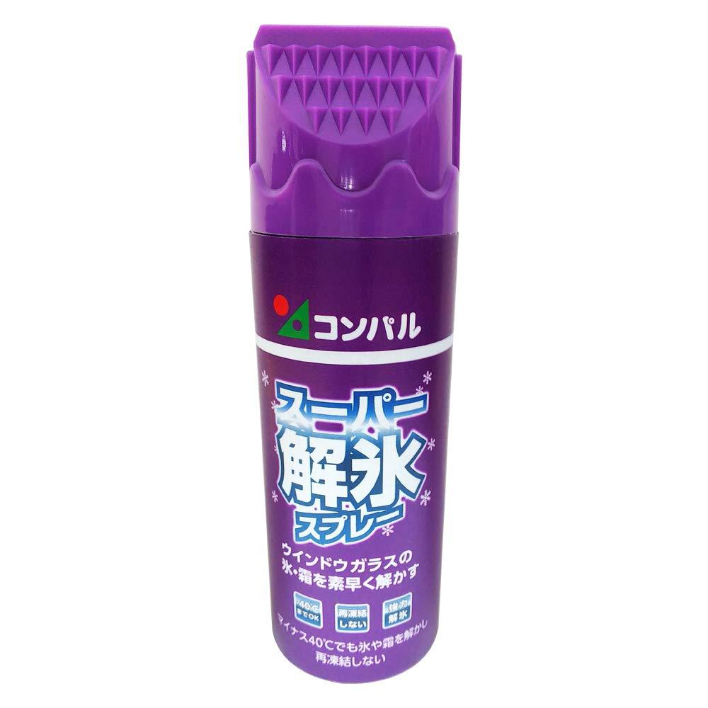 コンパル スーパー解氷スプレー 330ml - 融雪 除雪用品 解氷剤 本体: 奥行6.5cm 本体: 高さ20.5cm 本体..