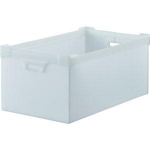 TRUSCO トラスコ中山 TRUSCO ダンボールプラスチック 45L 半透明