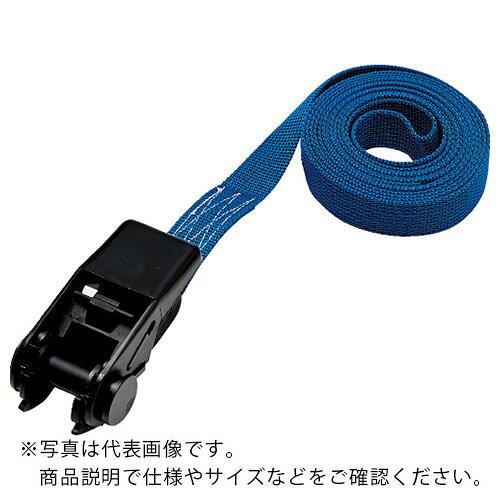 TRUSCO トラスコ中山 TRUSCO 樹脂製ベルト荷締機 幅25mmX長さ5m 青