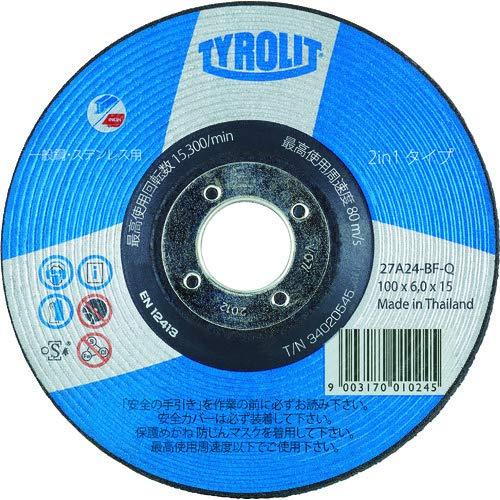 Rakuten - TYROLIT社 TYROLIT オフセット砥石 34020546 100X6.0X15.0 A3