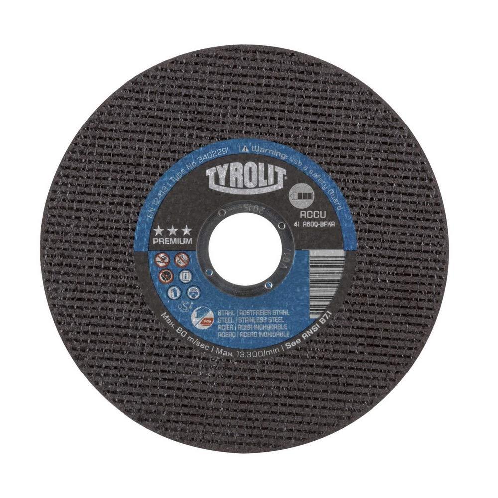 TYROLIT社 TYROLIT コードレスグラインダー対応切断砥石 ACCU 125X1X2