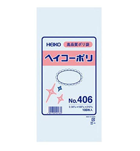 シモジマ(shimojima) HEIKO ポリ規格袋 ヘイコーポリ No.406 紐なし