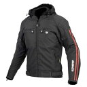 コミネ(Komine) JK-614 Protect Winter Parka 品番:07-614 カラー:Black/Red サイズ:S