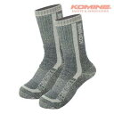 コミネ(Komine) AK-356 Merino Wool Warm Socks 品番:09-356 カラー:Dark Grey サイズ:L(25-27cm)
