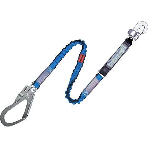 藤井電工 胴ベルト型用ランヤード　ノビロン　青 TBL-NV99-BL-BP 1本