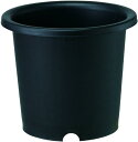 大和プラスチック 菊鉢 5号 φ165×H130 ブラック(つや消し)