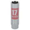エーモン(amon) エーモン アルミホイール用薄口ソケット(キズ防止カバー付) 17mm 差込角サイズ12.7mm 8837
