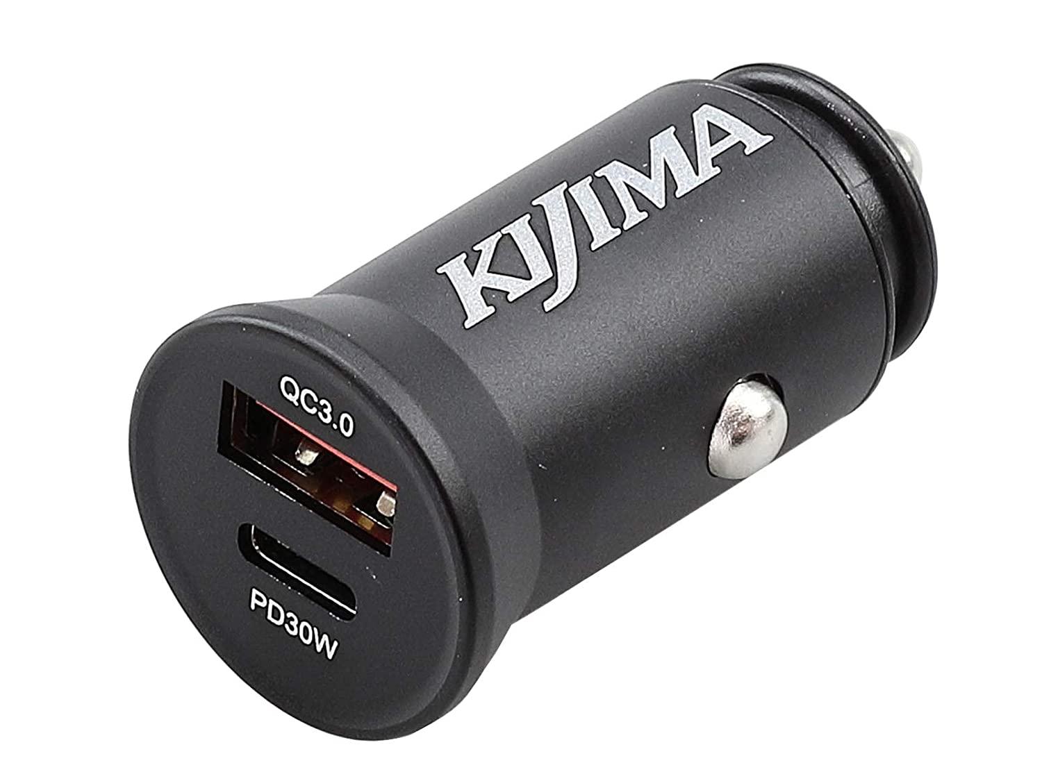 KIJIMA ������ ������(Kijima) USB�Ѵ������ץ��� USB���㡼���㡼 12V�����������åȥ����� 2�ݡ��� ������A��������C 304-6222