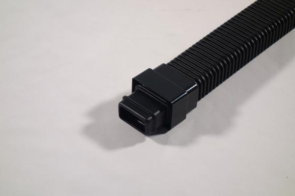 イワキ 角ジャバラ止め ブラック 45X30