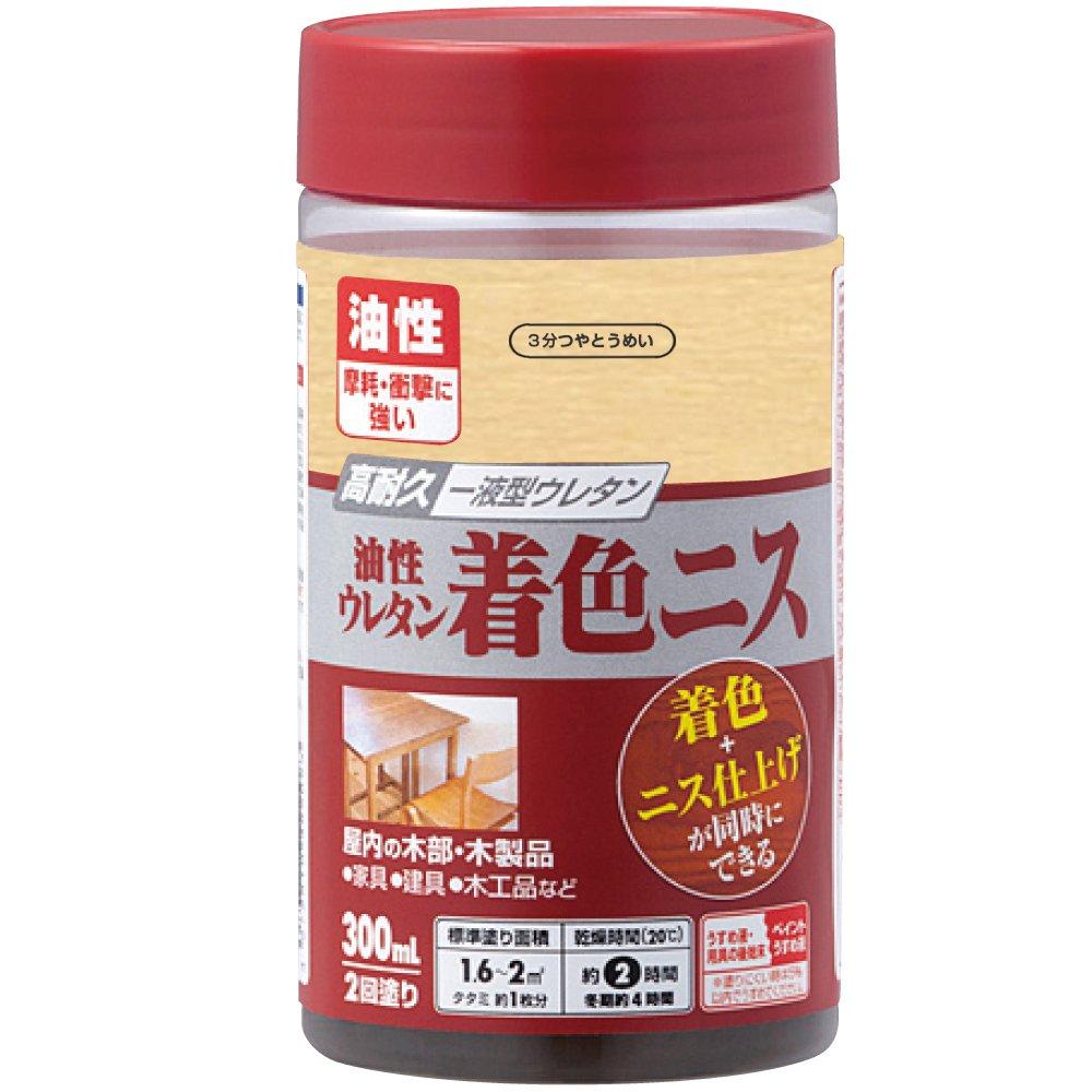 カンペハピオ(Kanpe Hapio) KH 油性ウレタン着色ニス 3分つや透明 300ML　#0025764...