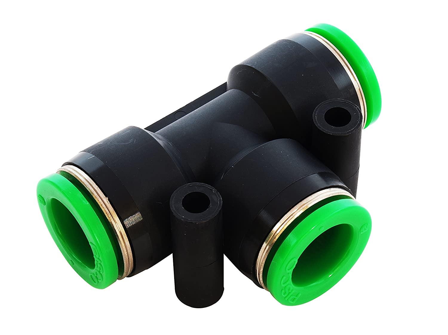 新潟精機(Niigataseiki) 新潟精機 BeHAUS チューブ用ワンタッチ継手 ユニオンT チューブ外径:12mm PE12