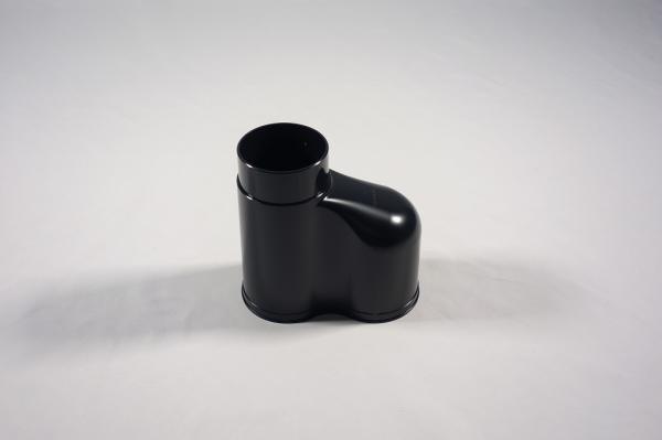 住宅建材 - イワキ パナソニック(Panasonic) ハイ丸 P型集水器 ブラック 75mm KQ6858