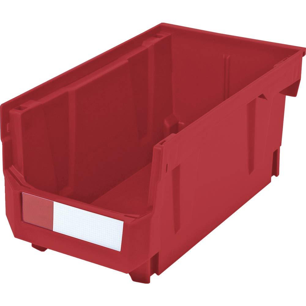 TRUSCO トラスコ中山 TRUSCO スタッキングコンテナ 9.6L レッド