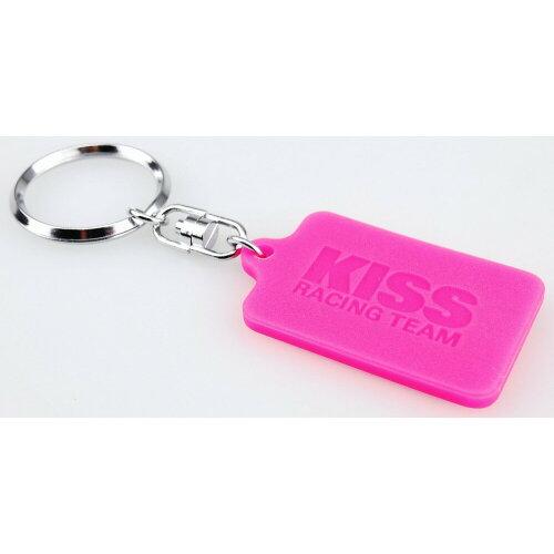 KIJIMA キジマ キジマ(Kijima) キーホルダー KISS シリコン 30mm×45mm ピンク K-502