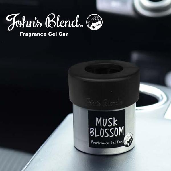 ジョンズブレンド(John's Blend) ノルコーポレーション John's Blend 車用芳香剤 フレグランスジェル 缶 OA-JON-38-6 ムスクジャスミン の香り