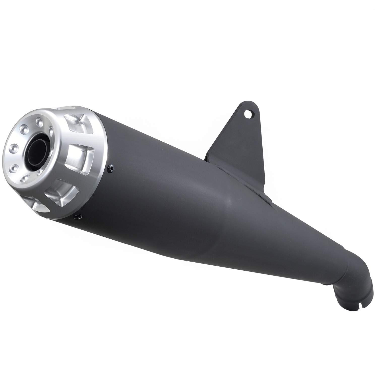 DAYTONA デイトナ 【必ず購入前に仕様をご確認下さい】メガホンマフラー シルバーエンド REBEL (17216)