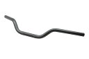 KIJIMA キジマ ハンドル 65mmバック φ25.4 スチール製ブラック仕上げ(マットブラック) 204-3387【必ず購入前に仕様をご確認下さい】
