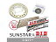 SUNSTAR サンスター スプロケット＆チェーンキット 品番:KD21402 TT250R RAID サイズ:428