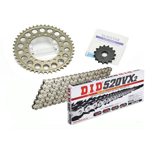 KUNIMI 国美コマース スプロケット＆チェーンキット 品番:KD38002 FZ400 サイズ:520