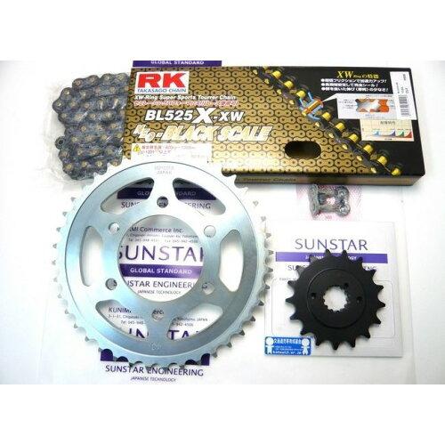 SUNSTAR サンスター スプロケット＆チェーンキット 品番:KR41018 Z1-R(D1)(525コンバート) サイズ:525