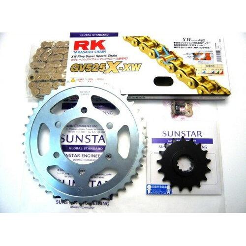 国美コマース スプロケット＆チェーンキット 品番:KR40817 ZRX1200/R/S(525コンバート) サイズ:525