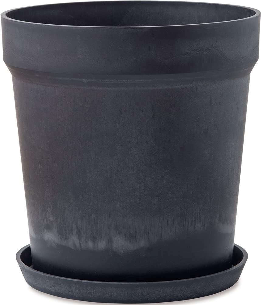 ポッシュリビング(Posh Living) ポッシュリビング アーバンプランツポット ソリッド チャコール Φ38×H39.5cm 81064