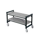 TKG テイケイジイ 遠藤商事 TR 610型移動式シェルビング2段1530×H970【DTL3814】