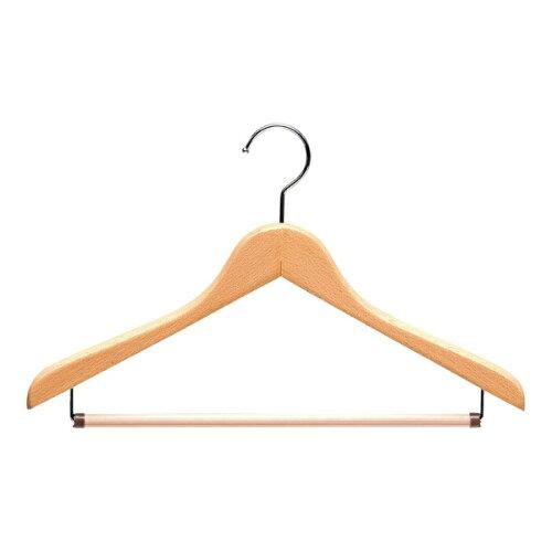 … 木製ハンガー　SHJR−42／25Vストップ　クリア【VHV3101】