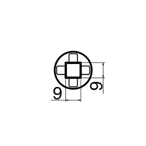 白光 N51-12 ノズル BGA 8MMX8MM　N51-12