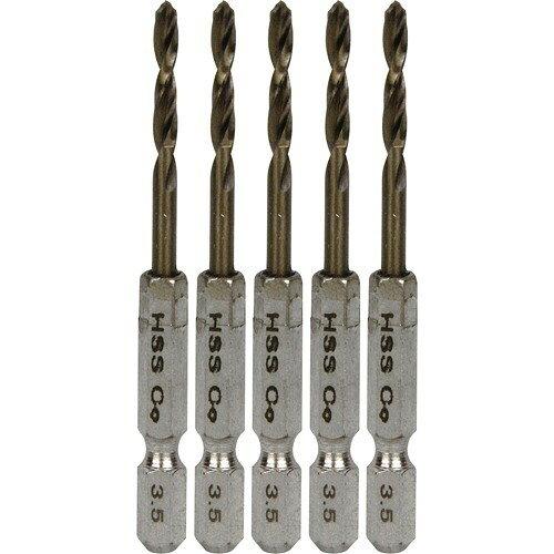 SK11(エスケー11) SK11 六角軸Coステンドリル 微短 5本組 3.5mm