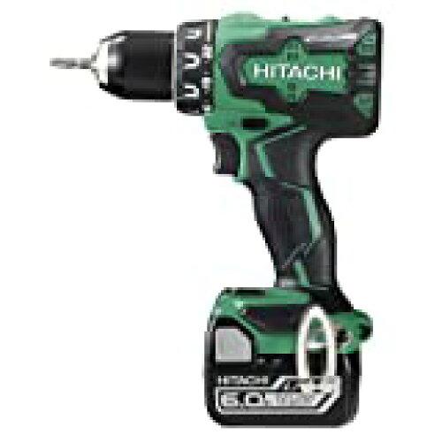 工機ホールディングス HiKOKI(ハイコーキ) 旧日立工機 14.4V コードレスドライバドリル 充電式 6.0Ahリチウムイオン電池、急速充電器、予備電池、ケース付 DS14DBSL(2LYPK)