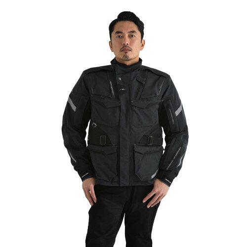 ラフ&ロード(ROUGH&ROAD) アドベンチャーオールシーズンジャケット ヘリンボーンブラック-LL RR7107HB-BK4(2)